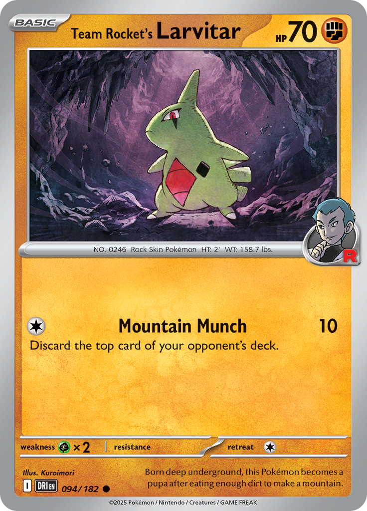 Team Rocket's Larvitar
