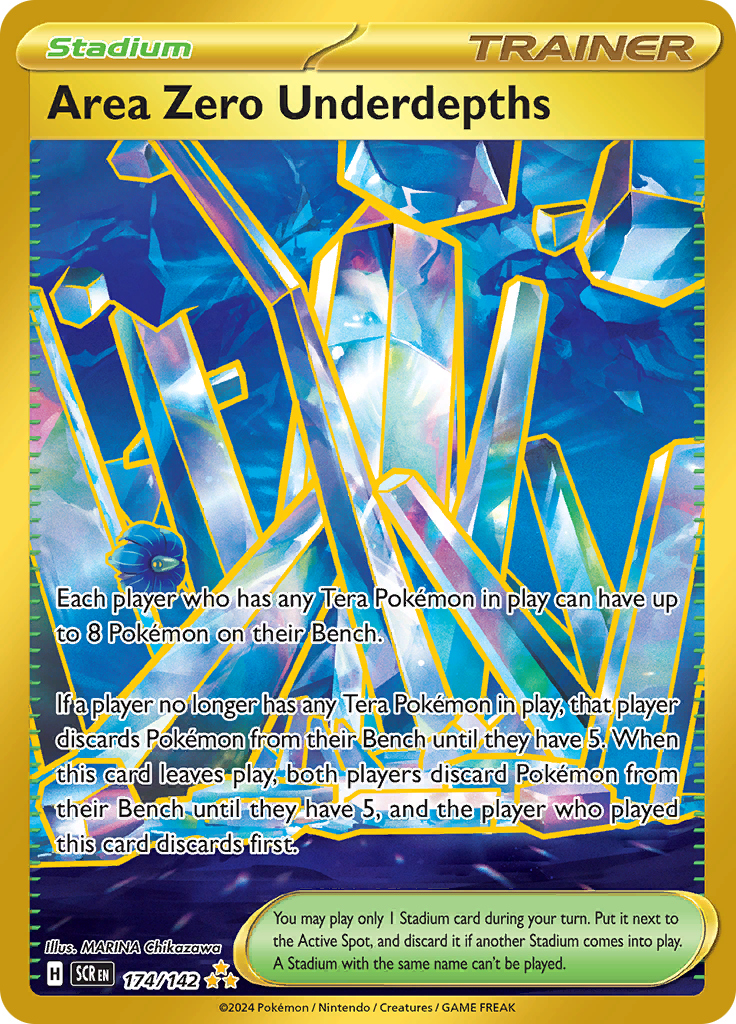 Area Zero Underdepths