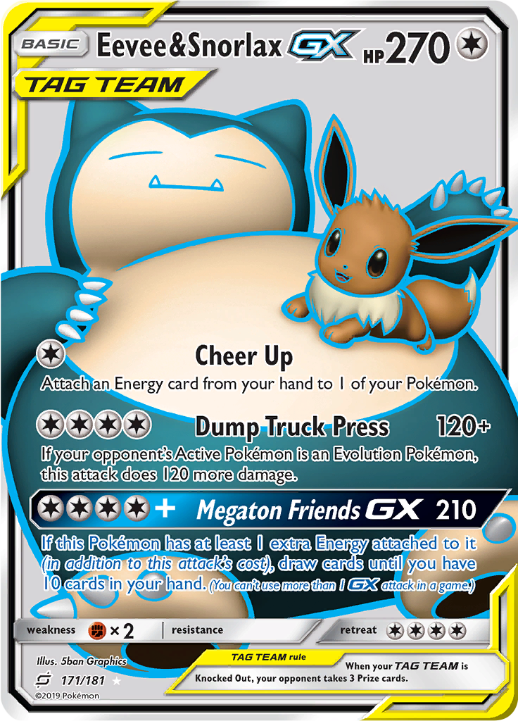 Eevee & Snorlax-GX