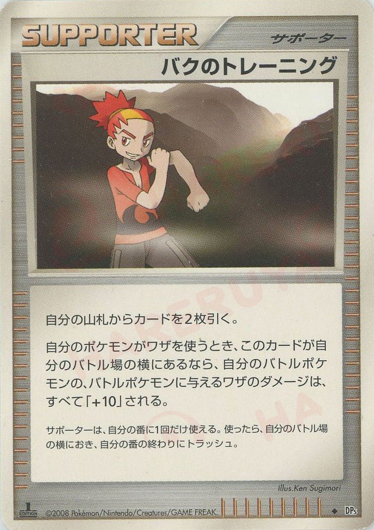 バクのトレーニング