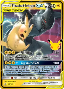 Pikachu & Zekrom-GX