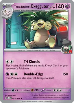 Team Rocket's Exeggutor