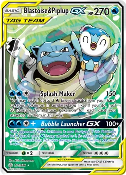 Blastoise & Piplup-GX