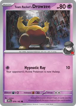 Team Rocket's Drowzee