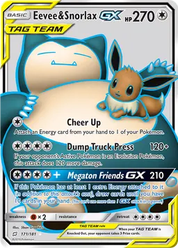 Eevee & Snorlax-GX