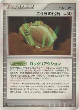 こうらの化石