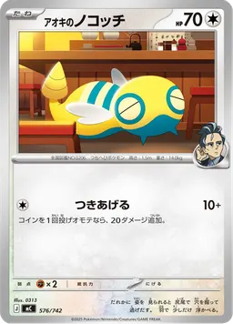 アオキのノコッチ