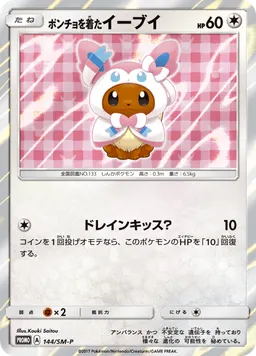 ポンチョを着たイーブイ